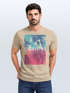 Herren T-Shirt Top California Palmen Sommer Foto Print Aufdruck Abstrakt Fashion Streetstyle Neverless®preview