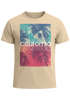 Herren T-Shirt Top California Palmen Sommer Foto Print Aufdruck Abstrakt Fashion Streetstyle Neverless®preview