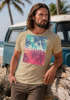 Herren T-Shirt Top California Palmen Sommer Foto Print Aufdruck Abstrakt Fashion Streetstyle Neverless®preview