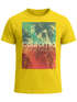 Herren T-Shirt Top California Palmen Sommer Foto Print Aufdruck Abstrakt Fashion Streetstyle Neverless®preview