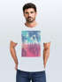 Herren T-Shirt Top California Palmen Sommer Foto Print Aufdruck Abstrakt Fashion Streetstyle Neverless®preview