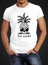 Herren T-Shirt Totenkopf Ananas Bad Karma Sonnenbrille Pineapple Skull Slim Fit Neverless®preview