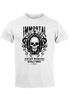 Herren T-Shirt Totenkopf Immortal Skull Vintage Warriors Slim Fit Neverless®preview