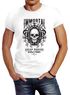 Herren T-Shirt Totenkopf Immortal Skull Vintage Warriors Slim Fit Neverless®preview
