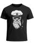 Herren T-Shirt Totenkopf Kapitän Captain Skull Hipster Slim Fit Neverless®preview