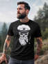 Herren T-Shirt Totenkopf Kapitän Captain Skull Hipster Slim Fit Neverless®preview