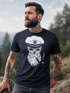 Herren T-Shirt Totenkopf Kapitän Captain Skull Hipster Slim Fit Neverless®preview