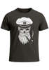 Herren T-Shirt Totenkopf Kapitän Captain Skull Hipster Slim Fit Neverless®preview