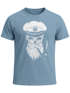Herren T-Shirt Totenkopf Kapitän Captain Skull Hipster Slim Fit Neverless®preview