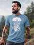 Herren T-Shirt Totenkopf Kapitän Captain Skull Hipster Slim Fit Neverless®preview