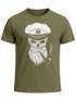 Herren T-Shirt Totenkopf Kapitän Captain Skull Hipster Slim Fit Neverless®preview