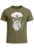 Herren T-Shirt Totenkopf Kapitän Captain Skull Hipster Slim Fit Neverless®preview