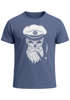 Herren T-Shirt Totenkopf Kapitän Captain Skull Hipster Slim Fit Neverless®preview