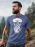 Herren T-Shirt Totenkopf Kapitän Captain Skull Hipster Slim Fit Neverless®preview