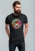 Herren T-Shirt Totenkopf Logo Print Aufdruck Skull Fashion Streetstyle Neverless®preview