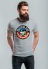 Herren T-Shirt Totenkopf Logo Print Aufdruck Skull Fashion Streetstyle Neverless®preview