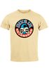 Herren T-Shirt Totenkopf Logo Print Aufdruck Skull Fashion Streetstyle Neverless®preview
