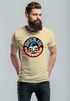 Herren T-Shirt Totenkopf Logo Print Aufdruck Skull Fashion Streetstyle Neverless®preview