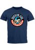 Herren T-Shirt Totenkopf Logo Print Aufdruck Skull Fashion Streetstyle Neverless®preview