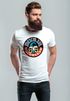 Herren T-Shirt Totenkopf Logo Print Aufdruck Skull Fashion Streetstyle Neverless®preview