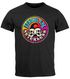 Herren T-Shirt Totenkopf Logo Print Aufdruck Skull Fashion Streetstyle Neverless®preview