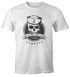 Herren T-Shirt Totenkopf Matrose Anker Motiv Skull Emblem Schriftzug Moin Moin Hamburg Fun-Shirt Spruch Moonworks®preview
