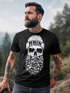 Herren T-Shirt Totenkopf Nordisch Moin Hamburg Dialekt Skull Anker Fashion Streetstyle Neverless®preview