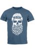 Herren T-Shirt Totenkopf Nordisch Moin Hamburg Dialekt Skull Anker Fashion Streetstyle Neverless®preview