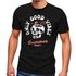 Herren T-Shirt Totenkopf Schrift Only Good Vibes Skull Summer Sommer Retro Vintage Printshirt Fashion Streetstyle Neverless®preview