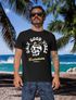 Herren T-Shirt Totenkopf Schrift Only Good Vibes Skull Summer Sommer Retro Vintage Printshirt Fashion Streetstyle Neverless®preview