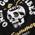 Herren T-Shirt Totenkopf Schrift Only Good Vibes Skull Summer Sommer Retro Vintage Printshirt Fashion Streetstyle Neverless®preview