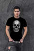 Herren T-Shirt Totenkopf Skull Totenschädel Aufdruck Print Motiv Fashion Streetstyle Neverless®preview
