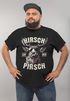 Herren T-Shirt Tracht Hirsch auf der Pirsch Fun-Shirt Spruch lustig Printshirt Aufdruck Wild Tier Sonnenbrille Moonworks®preview