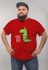 Herren T-Shirt Tree Rex Weihnachten Spruch lustig Dino Dinosaurier Tyrannosaurus XMAS Outfit Männer Moonworks®preview