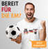Herren T-Shirt Trikot WM 2026 Deutschland Frontprint und Backprint personalisiert mit Name Fanshirt Moonworks®preview