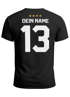 Herren T-Shirt Trikot WM Fußball-Sommer 2026 Motiv auf Vorder- und Rückseite personalisierbar mit Name und Trikotnummer Deutschlandshirt Moonworks®preview