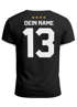 Herren T-Shirt Trikot WM Fußball-Sommer 2026 Motiv personalisierbar mit Name und Trikonummer Retro Deutschlandshirt Moonworks®preview