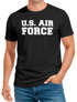 Herren T-Shirt U.S. Air Force Fun-Shirt Fasching Verkleidung Karneval Kostüm Moonworks®preview