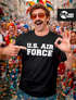 Herren T-Shirt U.S. Air Force Fun-Shirt Fasching Verkleidung Karneval Kostüm Moonworks®preview