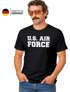 Herren T-Shirt U.S. Air Force Fun-Shirt Fasching Verkleidung Karneval Kostüm Moonworks®preview