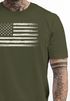 Herren T-Shirt USA Flagge Print Retro Style Männer Fashion Streetstyle Neverless®preview