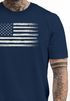 Herren T-Shirt USA Flagge Print Retro Style Männer Fashion Streetstyle Neverless®preview