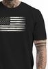 Herren T-Shirt USA Flagge Print Retro Style Männer Fashion Streetstyle Neverless®preview