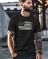 Herren T-Shirt USA Flagge Print Retro Style Männer Fashion Streetstyle Neverless®preview