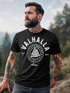 Herren T-Shirt Valhalla Runen Vikings Wikinger Slim Fit Neverless®preview