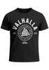Herren T-Shirt Valhalla Runen Vikings Wikinger Slim Fit Neverless®preview