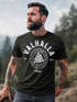 Herren T-Shirt Valhalla Runen Vikings Wikinger Slim Fit Neverless®preview