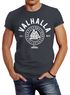 Herren T-Shirt Valhalla Runen Vikings Wikinger Slim Fit Neverless®preview