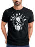 Herren T-Shirt Valhalla Totenkopf Odin Runen Wikinger Fashion Streetstyle Neverless® preview