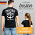 Herren T-Shirt Vatertag Backprint Anker personalisiert mit Name Spruch lustig Geschenkidee  Papa Moonworks®preview